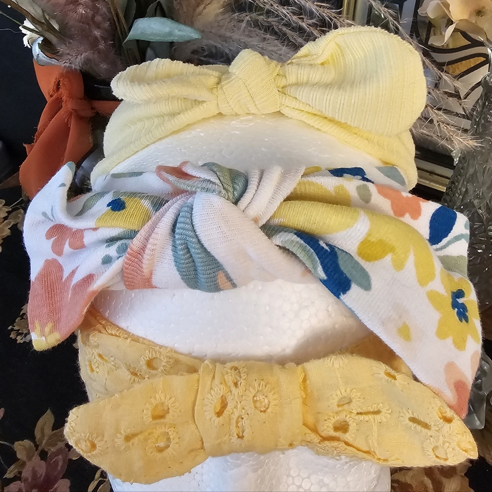 Yellow headband 3pc BUNDLE for Baby - Picture 7 of 7